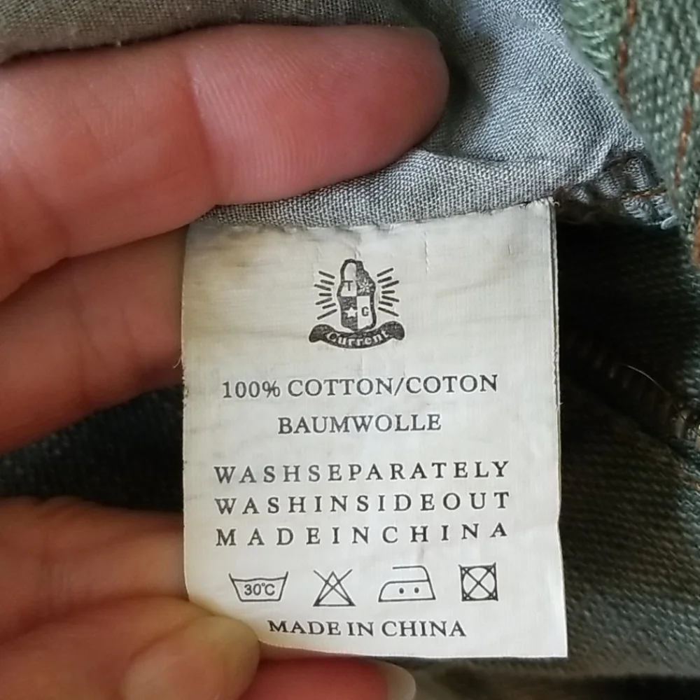Current Character Cargo Jeans Green Small